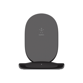 Supporto di ricarica wireless da 15 W + alimentatore da 24 W con Quick Charge™ 3.0, Nero, hi-res